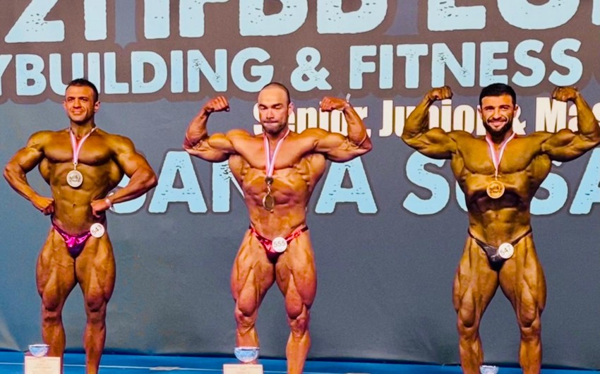 Bodibildinqçilərimiz Avropa çempionatından 4 medalla qayıdırlar